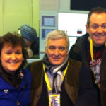 Roy with his Wife Nikki and Circus Legend Gerry Cottle